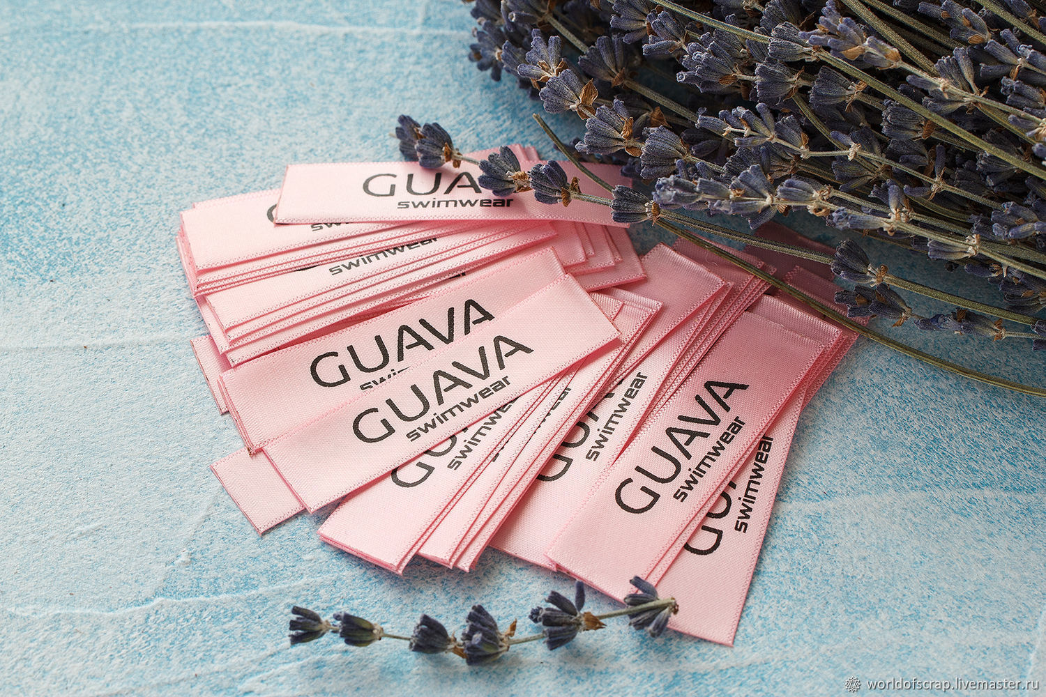 Этикетки из сатина